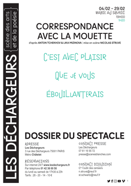 Dossier Du Spectacle