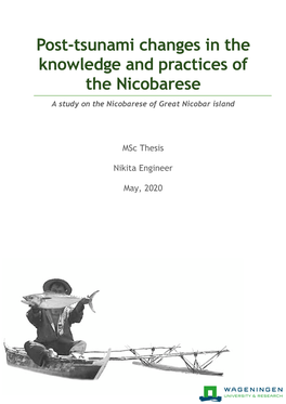 Post-Tsunami Changes in the Knowledge and Practices of the Nicobarese