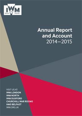 Annual Report and Account 2014–2015