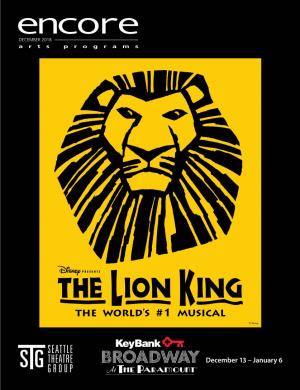 The Lion King at the Paramount Seattle