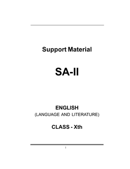Support Material (SA-2)