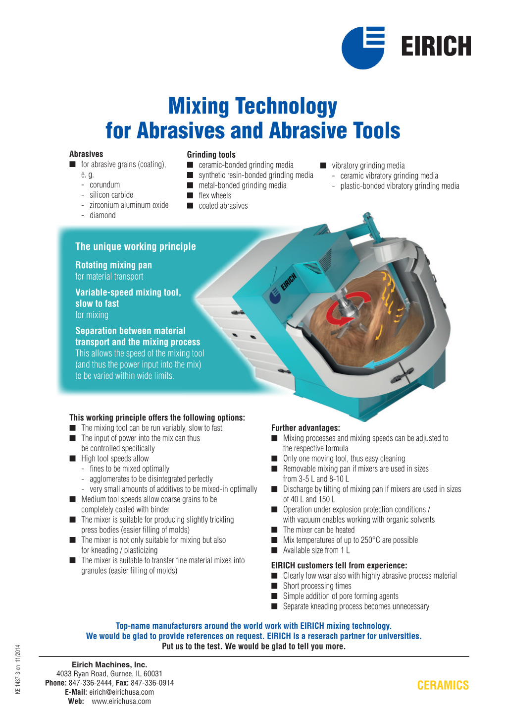 Mixing Technology for Abrasives and Abrasive Tools
