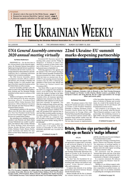 The Ukrainian Weekly, 2020