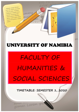 Faculty of Humanities & Social Sciences