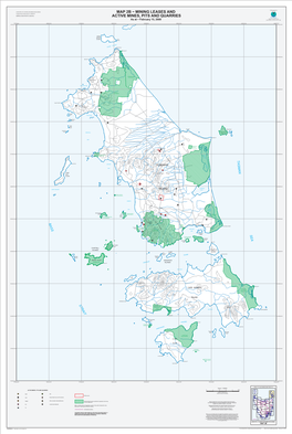 Map 2B − Mining Leases and Active Mines, Pits and Quarries