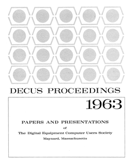 Decus Proceedings 1963