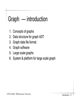 Graph --- Introduction