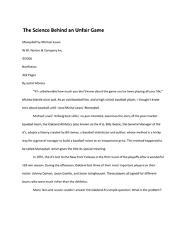 The Science Behind an Unfair Game