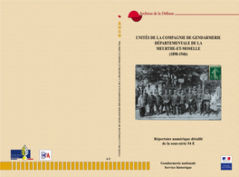 Unités De La Compagnie GD De La Meurthe Et Moselle (1898-1946)