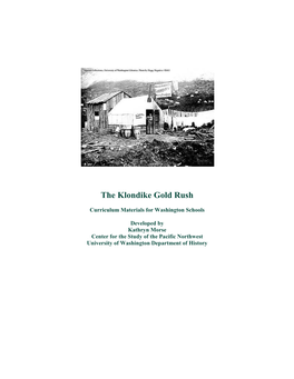 The Klondike Gold Rush
