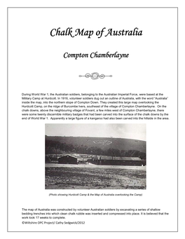 Chalk Map of Australia