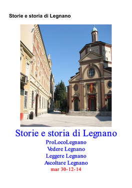 Storie E Storia Di Legnano