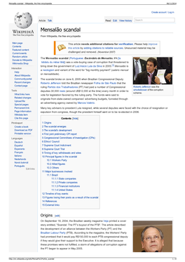 Mensalão Scandal - Wikipedia, the Free Encyclopedia 06/11/2014