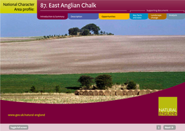 87. East Anglian Chalk Area Profile: Supporting Documents