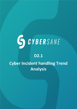 D2.1 Cyber Incident Handling Trend Analysis