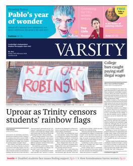 Uproar As Trinity Censors Students' Rainbow