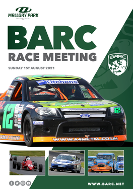Race Meeting Sunday 1St August 2021