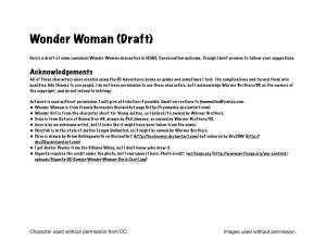 Wonder Woman (Draft)