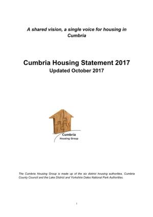 Cumbria Housing Statement 2017 Final