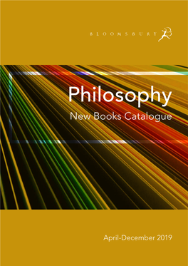 Philosophy New Books Catalogue