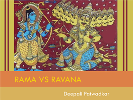 Rama Vs Ravana