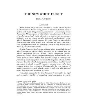 The New White Flight