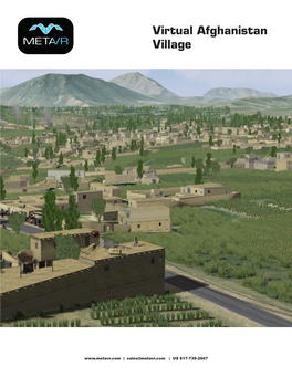 Virtual Afghanistan Village