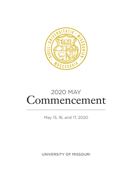 May 2020 Program