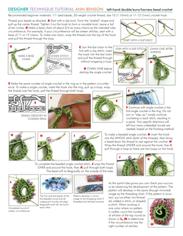 Double/Harness/Euro Bead Crochet (Left-Handed)