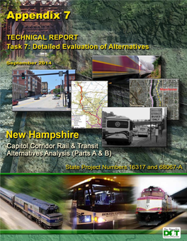 New Hampshire Capitol Corridor Rail & Transit Alternatives Analysis