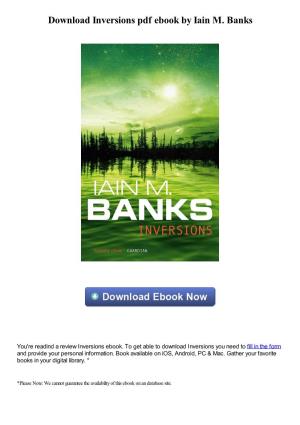 Download Inversions Pdf Ebook by Iain M. Banks