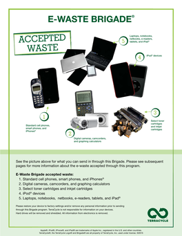 E-Waste Accepted Waste Poster-V2-Us