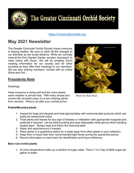 May 21 Newsletter Email