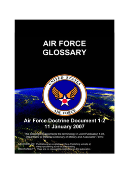Air Force Glossary