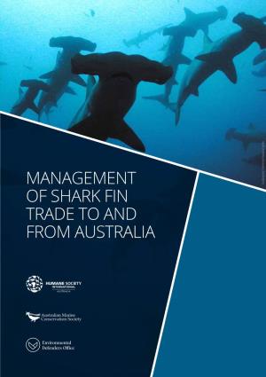 Management of Shark Fin Trade to and from Australia