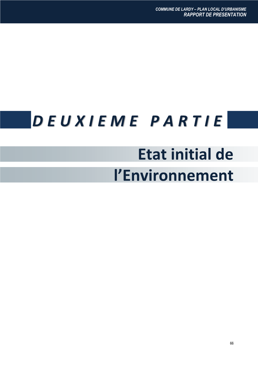 Etat Initial De L'environnement