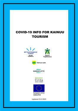 Covid-19 Info for Kainuu Tourism