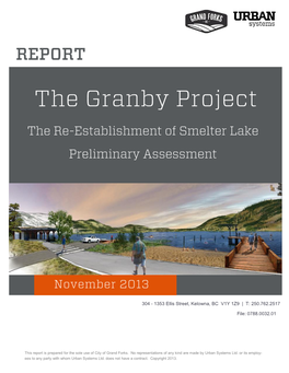 2013 11 20 FINAL REPORT – the Granby Project