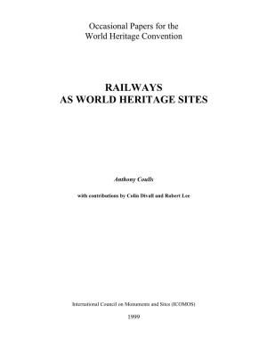 Railways As World Heritage Sites