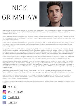 Nick Grimshaw