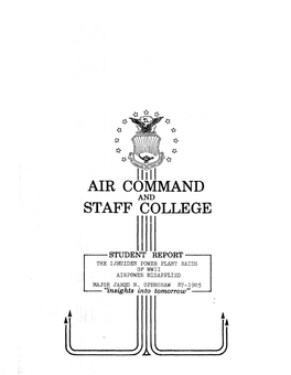 Air Command and ~;Taff College