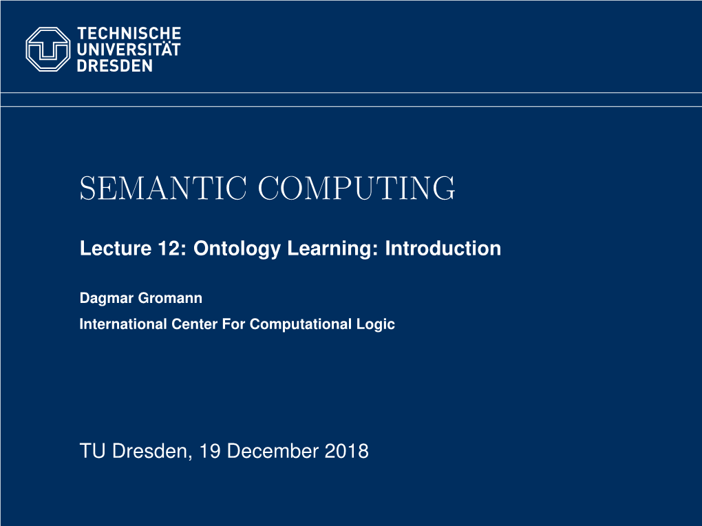 Semantic Computing