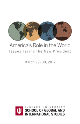 Issues Facing the New President March 29–30, 2017
