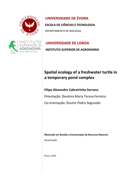 Spatial Ecology of a Freshwater Turtle in a Temporary Pond Complex