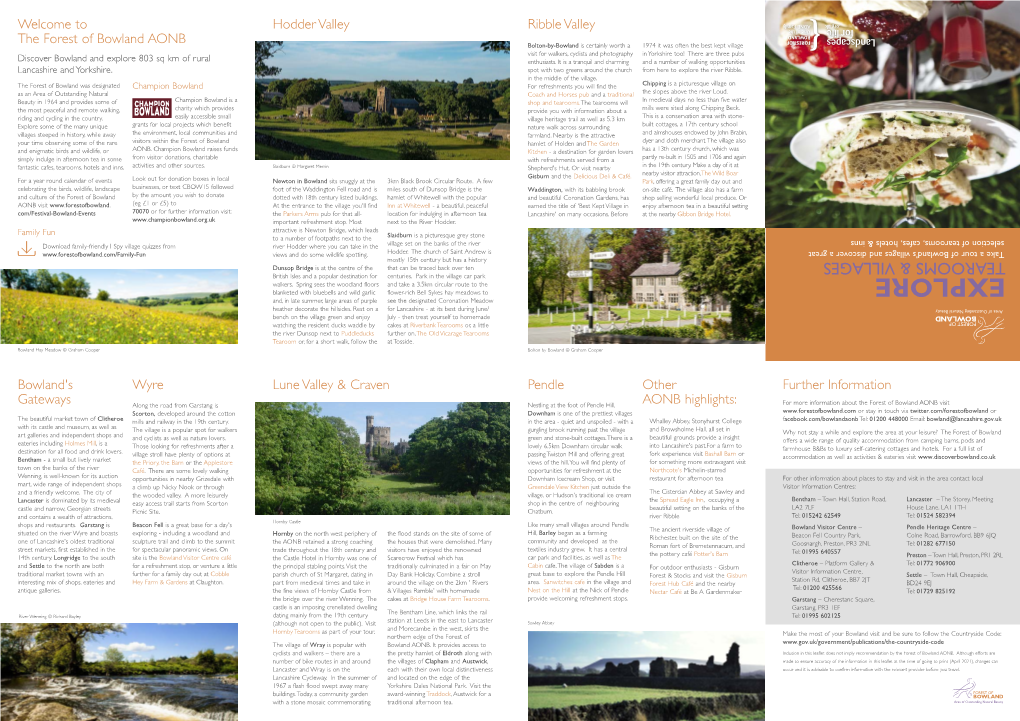 Tearooms & Villages in Bowland