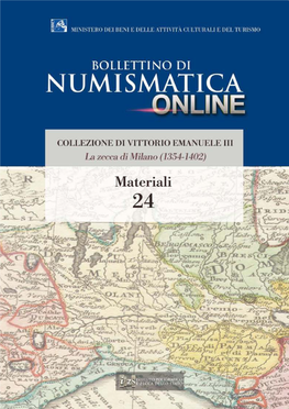 Bollettino Di Numismatica on Line Materiali N. 24-2014