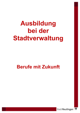 Ausbildung Bei Der Stadtverwaltung