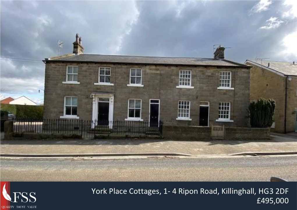 York Place Cottages, 1- 4 Ripon Road, Killinghall, HG3 2DF £495,000