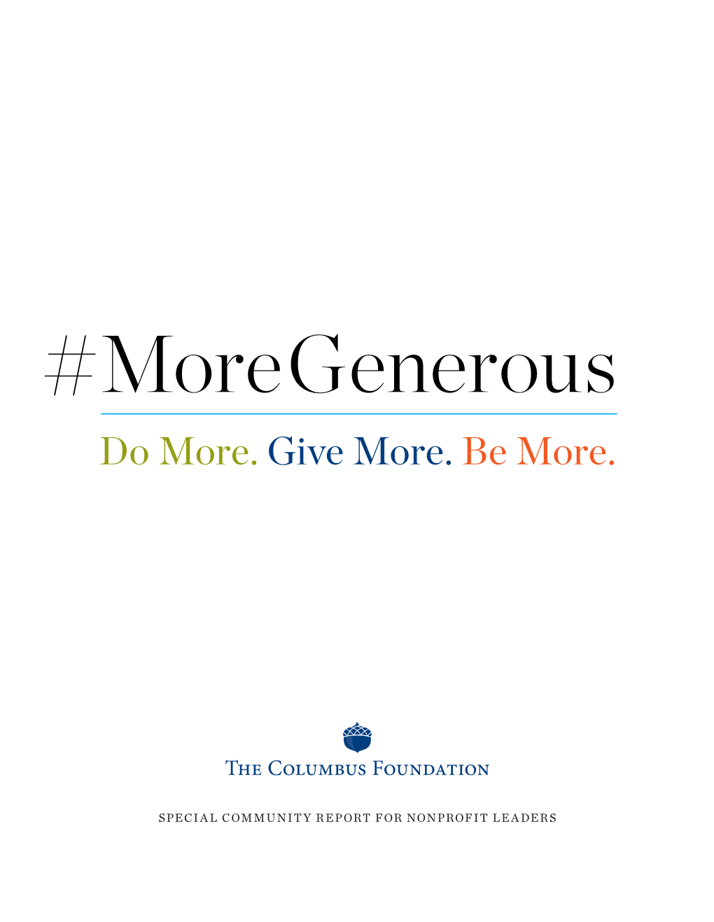 Moregenerous Do More