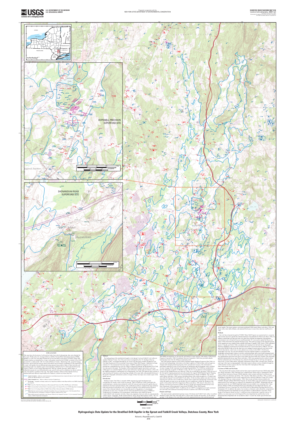 Hydrogeologic Data Update for the Stratified-Drift Aquifer in the Sprout and Fishkill Creek Valleys, Dutchess County, New York